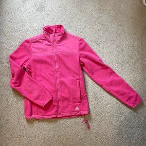Pink fleece jacket